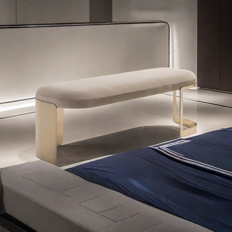 Eutha Fabric Upholstered Bench