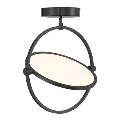 Deyaa Glass LED Semi Flush Mount