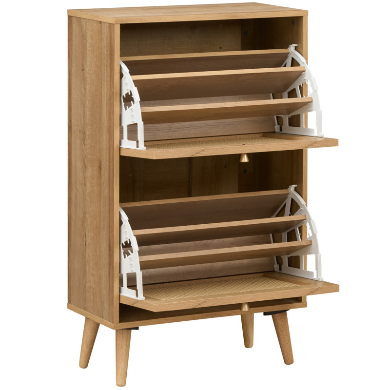 12 Pair Flip Down Shoe Storage
