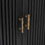 Armoire noire à 2 portes