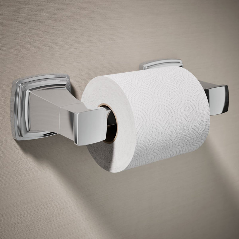 Riff Pivoting Toilet Paper Holder, Chrome