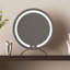 Coiffeuse avec miroir lumineux, 6 tiroirs