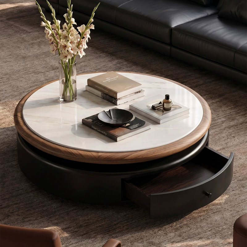 Tempered Glass Top Coffee Table