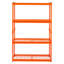 Tablettes de rangement Étagères de garage robustes réglables à 4 niveaux 2400 lb