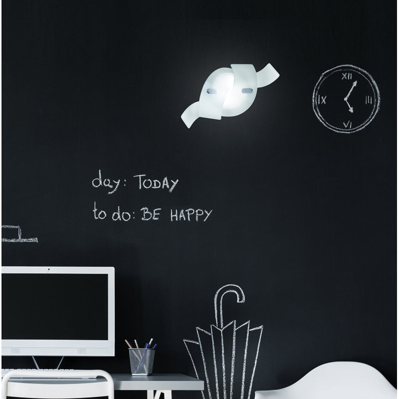 Twist Glass LED Flush Mounted Sconce