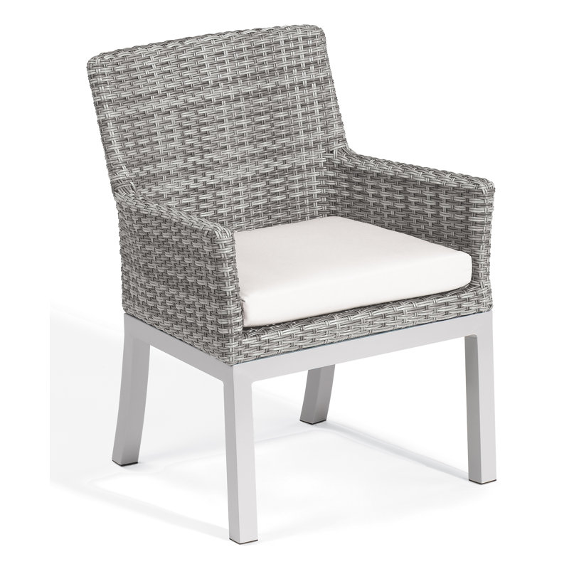 Argento Outdoor Dining Chair, Eggshell White
