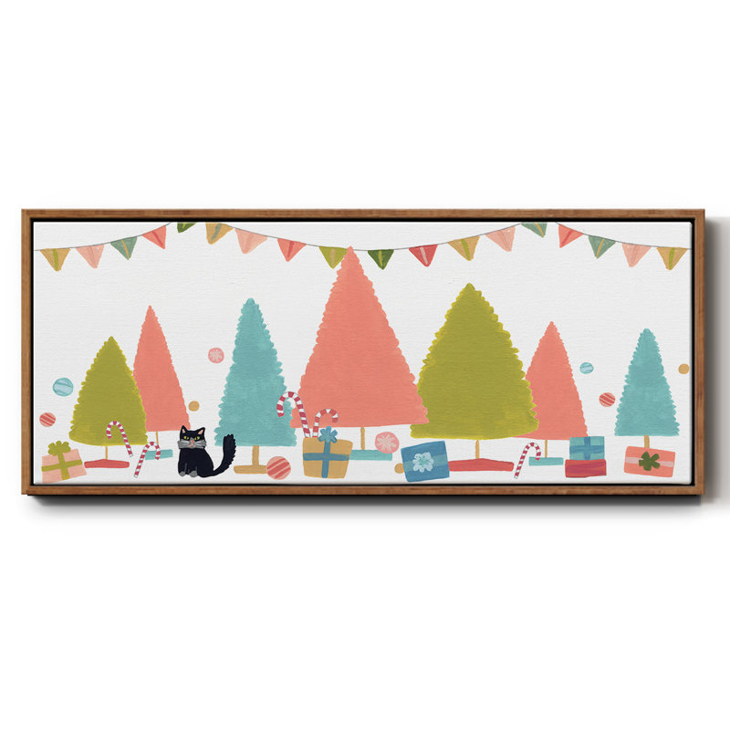 Toile encadrée, collection Retro Retro Celebration, H 20 po x l 50 po