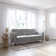 Perdue 81.5" Velvet Square Arm Convertible Sofa