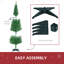 Arbre de Noël artificiel 6 pi avec arbre de Noël mince 6 pi avec 390 branches réalistes et base en plastique-1408720894