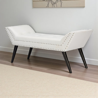 Grand banc avec repose-pieds Hocking