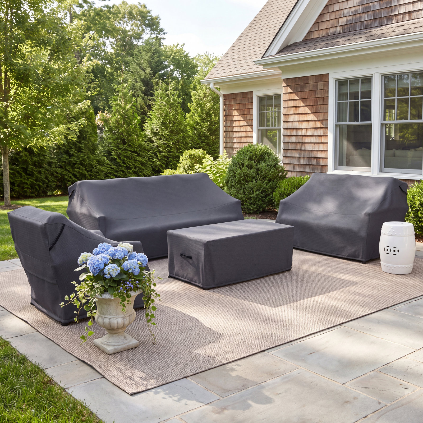 Samya 4-Piece Outdoor Sofa Group Cover