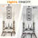 12 - Light Dimmable Lantern Geometric Chandelier