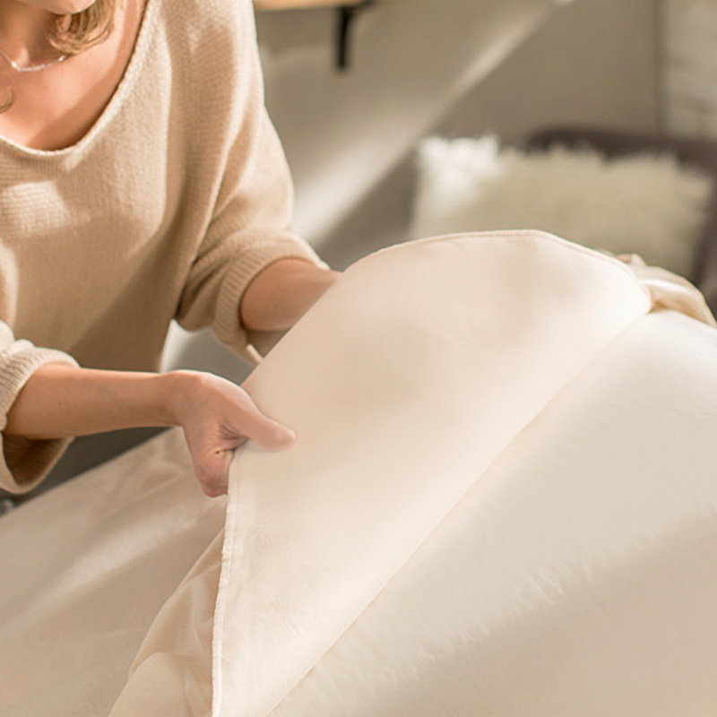 Organic Waterproof Fitted Crib Mattress Pad, Crib (Fitted)