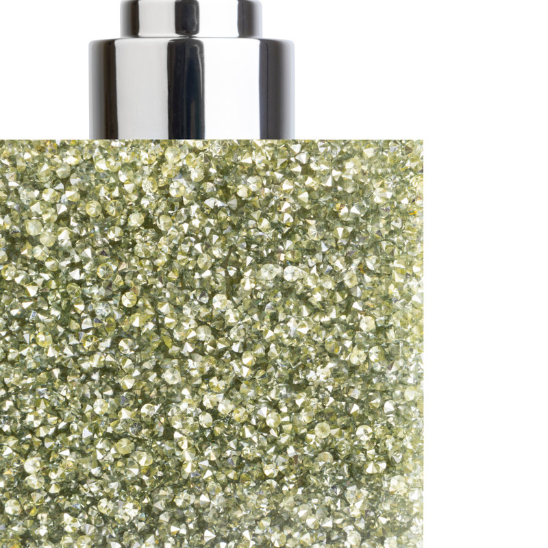 Silver Rhinestone Resin Luminous Soap Dispenser