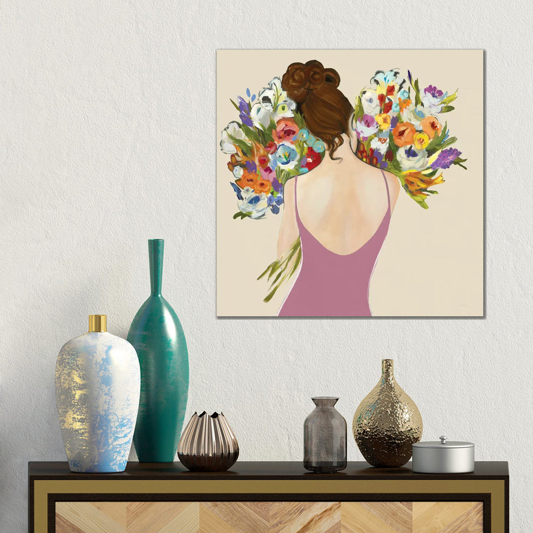 Fragrant Flowers von Liz Jardine - Galerie-verpackte Leinwand Giclée auf Leinwand