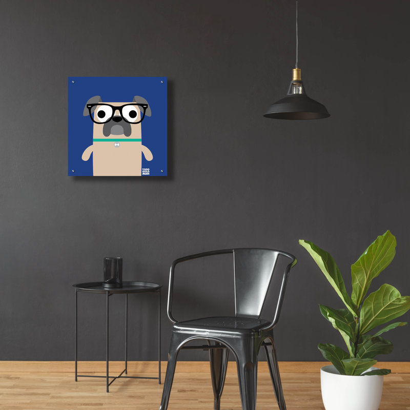 «Bow Wow Pug» par Todd Art, H 24 po x l 24 po