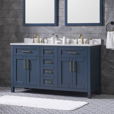 Ensemble de meuble-lavabo double 60 po Tahoe