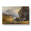 Indians Spear Fishing by Albert Bierstadt - Wrapped Canvas-61854041