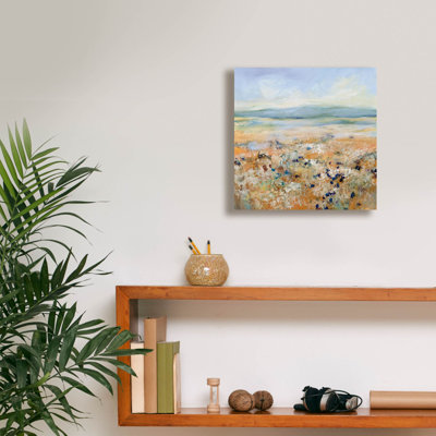 «Indigo Meadow» par Katrina Pete, art mural sur toile