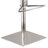 Acarlar Adjustable Height Swivel Faux Leather and Walnut Wood Bar Stool with Metal Base-1489120677-1489120675