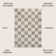 Tapis beige / crème à motif géométrique moderne Nimco