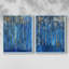 ABSTRACT Series VII - Reproduction encadrée de qualité supérieure - prêt à être accroché - aucun clou requis - aucun clou requis-1872811141-1872811140