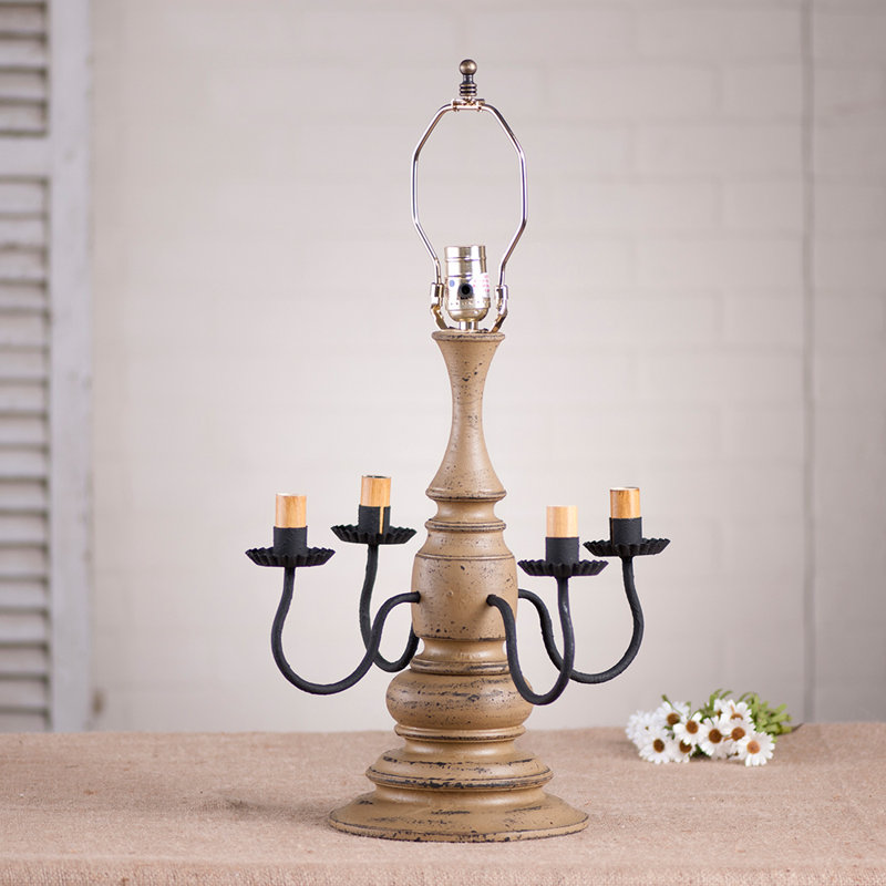 Malik Solid Wood Torchiere Lamp, Americana Pearwood