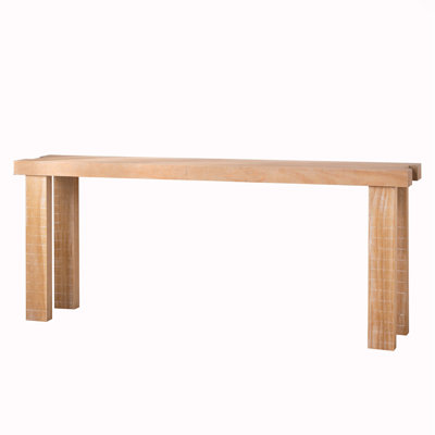 77"Entryway Rustic Wood Console Table