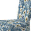 Chaise d'appoint rembourrée Blue Coastal Elegance