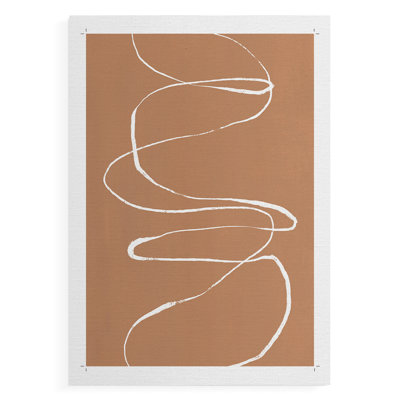 «Terracotta Drift I», impression sur toile seulement - non encadrée