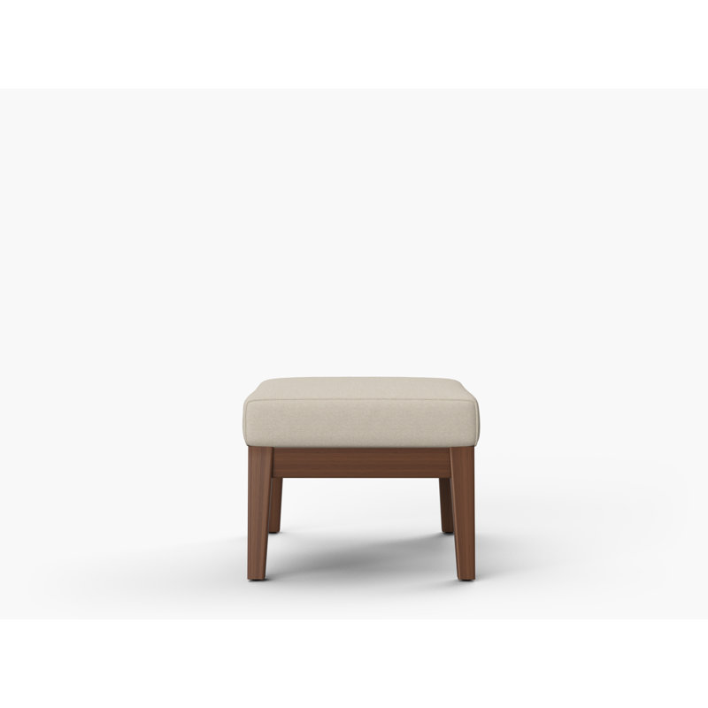 Sky Outdoor Ottoman, Premier Flax