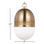 Luminaire suspendu sphérique 1 lumière Ulrike