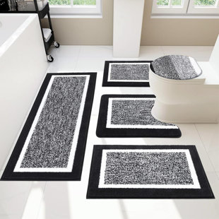 Bathroom Rugs Set 5 Piece