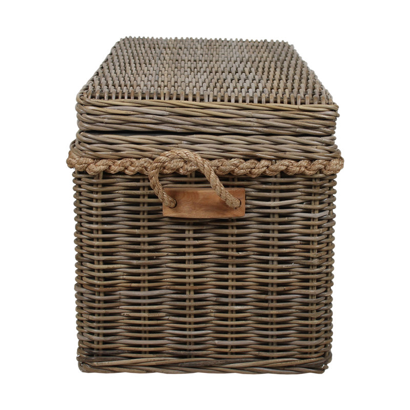 Kent Woven Wicker Storage Trunk
