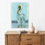 By The Bay Vintage Bird Pelican Coastal Nature Wall Art Print 1 Piece Wrapped Canvas Wall Art-909766787