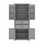 Armoire de rangement avec espace de rangement multifonctionnel, 2 tiroirs avec glissières, tablette réglable-119691736