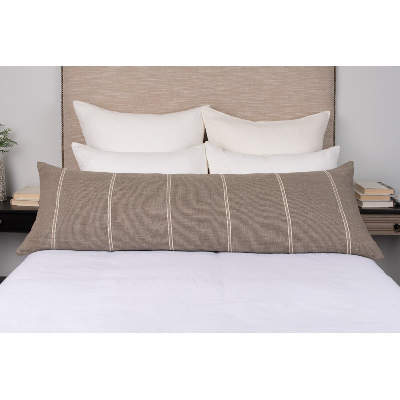 RHODES SHAM, PEWTER, OREILLER