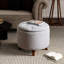 Tabouret de rangement rond avec repose-pieds-777069722