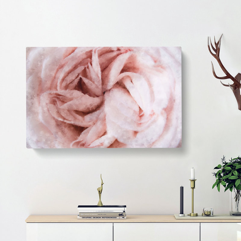 Petals Of A Pink Carnation - Wrapped Canvas Print, 40cm H x 60cm W x 3cm D