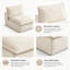 39.43'' Corduroy Sofa