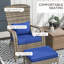 Chaise Adirondack en acier avec repose-pieds Tenley-1642348424