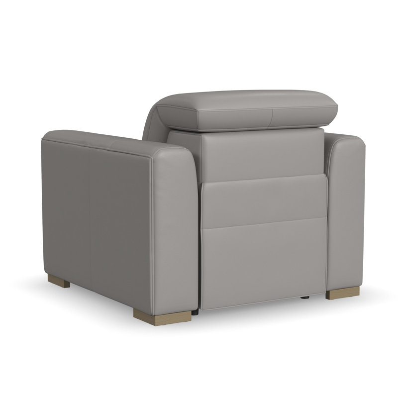 Celeste Power Recliner With Adjustable Power Headrest, Gray