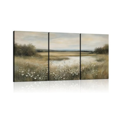 3 Piece Wrapped Canvas Set
