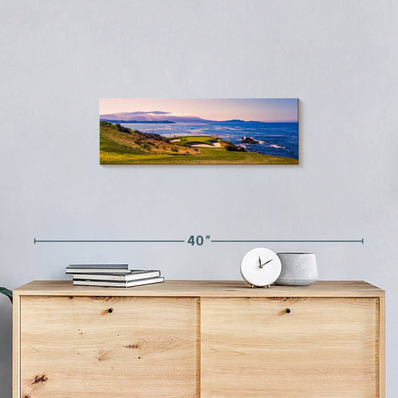 " Pebble Beach ", 8" H x 24" W x 1" D