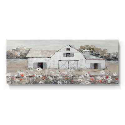 Jour à la ferme - Toile tendue avec châssis - Prêt à accrocher