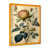 Impression dorée sur toile encadrée