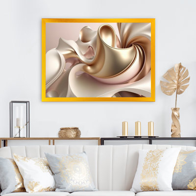 Cayenne - Abstract Liquid Ink Wall Art
