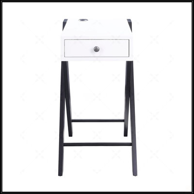 Accent Table With USB Charging Dock