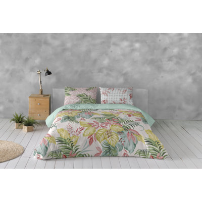 Laguna Spring Queen 3pcs Cotton Duvet Cover Set (90"Wx92"L)
