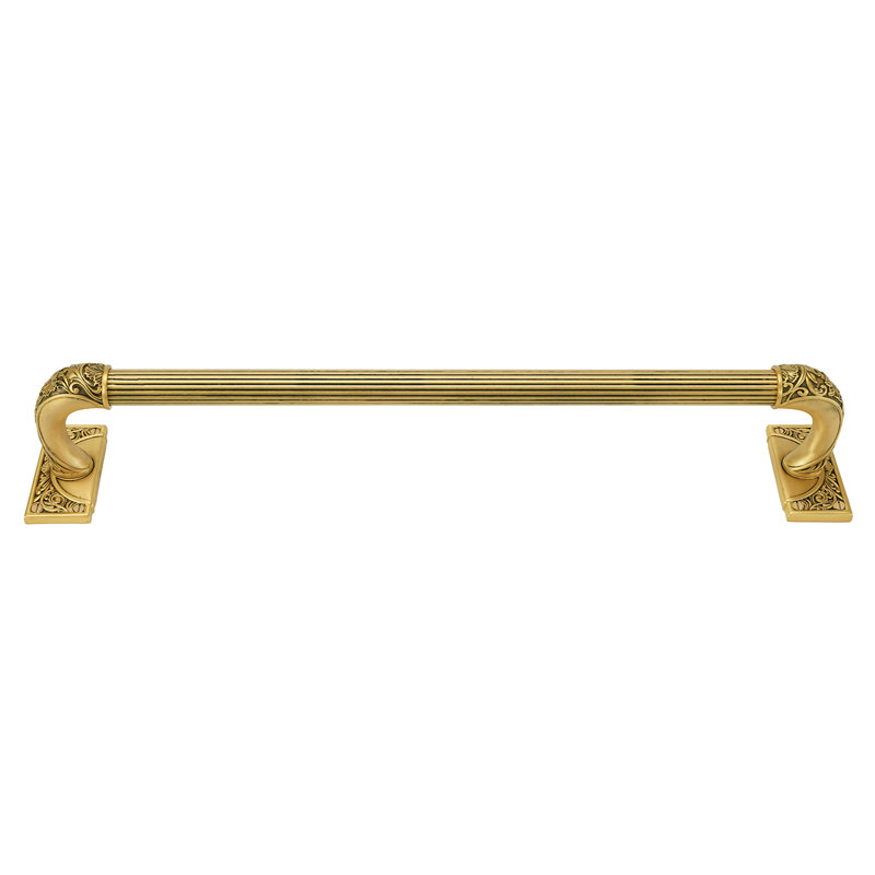 GEORGETOWN 30" TOWEL BAR; BURNISHED SILVER FINISH, Museum Gold, 3.63" H x 20" W x 3.38" D